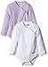 Twins Baby Girls Wrap-Around Bodysuit, Longsleeve, 2-Pack, Multicoloured (Lavendula ), Premature (Manufacturer size: 44)