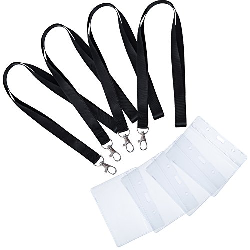 20 Set de Funda de Tarjeta de Identificaci n con Cordones de Cuello Negros reviews 20 Set de Funda de Tarjeta de Identificaci n con Cordones de Cuello Negros