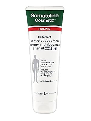Somatoline Cosmetic Homme Traitement Ventre et Abdomen Intensif Nuit 10 250 ml