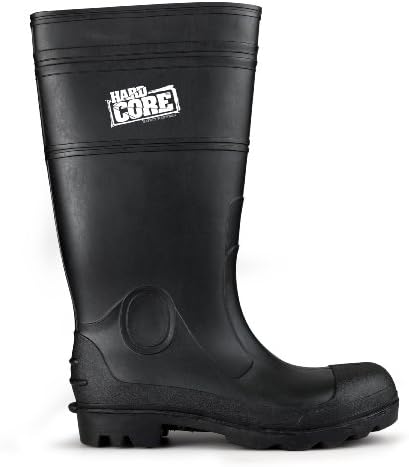 Hardcore S5 Skarn Safety Wellingtons, Black, 10 UK / 45 EU