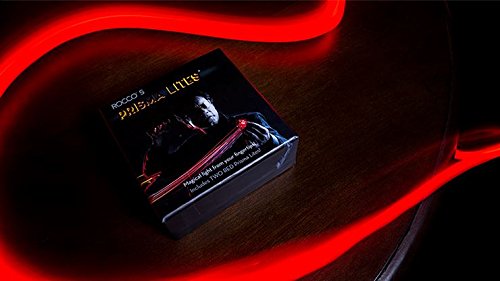 Murphy's Magic Supplies, Inc. Rocco's SUPER BRIGHT Prisma Lites Pair (Red) | Trick | Stage | Parlor Performer | Street Magician