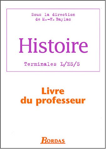 Histoire Tle Less Livre Du Professeur - 