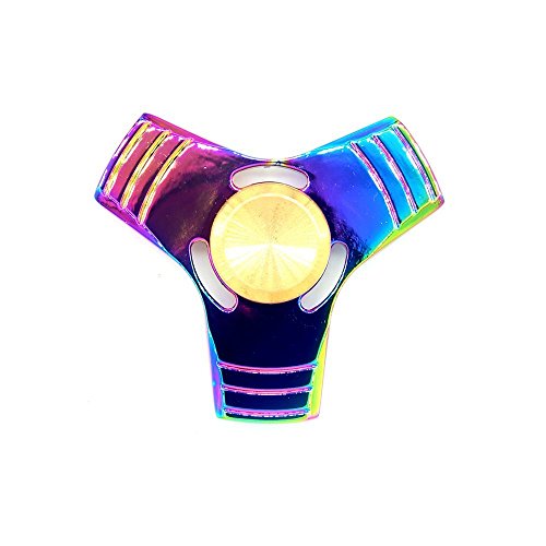 Tri-Spinner Fidget,Electroplate zinc alloy material Colorful Hand Spinner Toy rotate for 2-5 minutes (Colorful5) Tri-Spinner Fidget,Electroplate zinc alloy material Colorful Hand Spinner Toy rotate for 2-5 minutes (Colorful5)