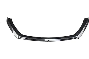 KLBVFDYAN Coche Alerón Delantero para Seat Leon 3 MK3 5F 2012 2013 2014 2015 2016, Alerón Delantero Labio Hoja Divisoria Lip Exteriores Accesorios,A/Carbon Fiber Look