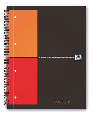 Oxford International Notebook Cahier A4+ 160 Pages Petits Carreaux 5x5