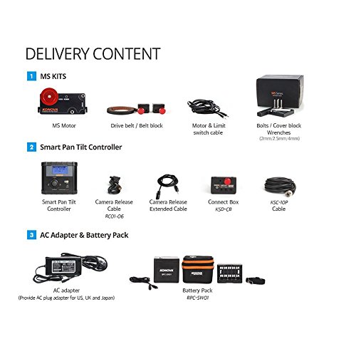 Konova MSS Bundle para K2 100cm Slider deslizante (No Incluye slider)