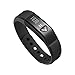 Produktbild venustek Flex Wireless Aktivitäts- und Schlaf Armband Bluetooth V4.0 Schrittzähler mit Smart-Armband Sport Schlaf Activity Tracker schwarz