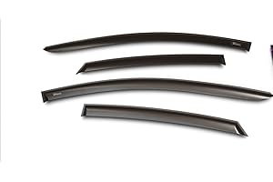 NOVLINE Déflecteur de fenêtre latérale pour Renault Duster, 2010-2021, SUV 5 Portes, 4 pcs.
