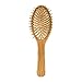 ELFINA Paddle Brush Hairbrush 100% Natural Bamboo Detangling Scalp Massage Anti-Static, For Baby, Women, Elder, Men Size - S