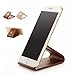 Price comparison product image iPhone Holder Oenbopo Universal Samdi Wood Desktop Stand Dock Station Holder Bracket For Mobile Phone (Phone Holder Black)
