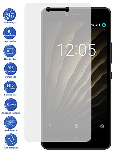 Todotumovil Protector de Pantalla Cristal Templado Vidrio 9H Premium para BQ Aquaris U reviews Todotumovil Protector de Pantalla Cristal Templado Vidrio 9H Premium para BQ Aquaris U