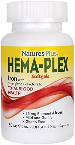 Nature's Plus - Hema-Plex, 60 Softgels