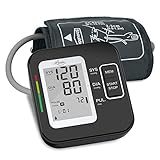 Electronic Blood Pressure Monitor, LOVIA Accurate Automatic Digital BP Machine for Home Use & Pulse Rate Monitoring Meter with Cuff, Large LCD Display, Dual User Mode, CE/FDA Certified