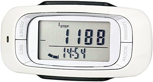 KevenAnna Premium 3D Walking Pedometer Fitness Tracker for kids and Adults, Calorie Monitor Activity Tracker Pedometer for walking and all Sports