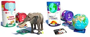 Shifu Cosmos - Solar System, Planets, AR Educational Game, Toy Gift for Kids Age 5-10 Yrs (20 Cards, & Shifu Jeep Safari