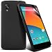 Produktbild Fone-Case LG Google Nexus 5 Black harter rückseitige Stück Hülle Tasche + LCD-Display Schutzfolie