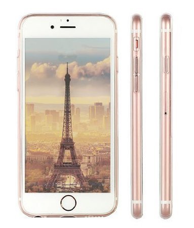 iPhone 6/6S Case - UCMDA Transparent Flexable Soft Gel TPU Clear Silicone Skin Cover Pouch with Cute Panda Pattern, [Shock-Absorption] [Precision Fit] [ECO-Friendly Material] Protective Back Shell for 4.7 inch Apple iPhone 6 6S (Panda)