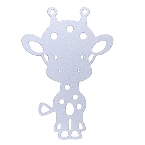 Demiawaking 1Pcs Kuh Schneiden Schablonen DIY Sammelalbum Dekor Papier Karten, Metall Buchzeichen , Metall Lesezeichen als Geschenk fuer Freunde - 2