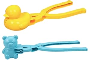 AMZLORD Bento-Zubehör, DIY-Schneeball-Maker, Reisbällchenform mit Griff, Winter-Schneespielzeug, niedlicher Tier-Reisformer for Kinder und Erwachsene