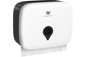 CHUANGDIAN Multifold Paper Towel Dispenser Wall Mount Hand Towel Dispenser for Tri fold/C-Fold/Z-Fold Paper Towel Home Kitchen Bathroom Accessories Hold 280 Paper Towels (White)