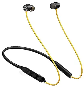 JIOKARD KTX Bullets in Bluetooth Ear Wireless Z Bass Edition with Mic (Reverb Yellow)