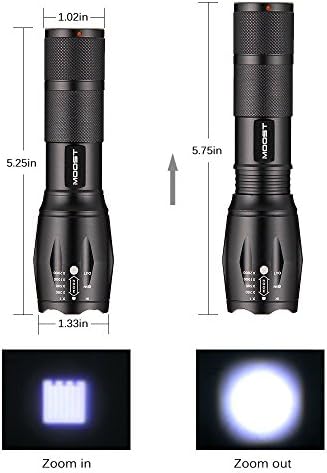 Flashlight LED Ultra Bright With 5 LEDs, Camping, Hiking, Walking &amp; Activities