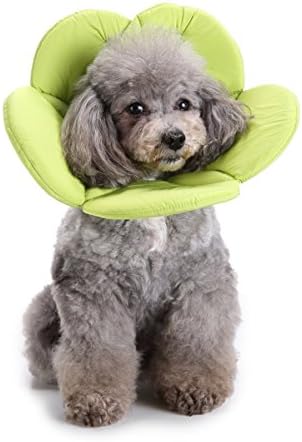 S-Lifeeing Dogs Cats Medical Grooming Pet E-Collar Recovery Remedy Cone Protective Dog Lick Caught Soft Sponge Adjustable Postoperative Kit For Small and Medium Dog