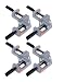 Produktbild 4 x DKB Profi XL Gehrungsspanner 300 mm Gehrungszwingen Winkelspanner Winkelzwinge 90° Winkelzwinge Schraubzwinge