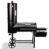 Taino Chief 130 Xxl Smoker 130kg Bbq Grillwagen Holzkohle Grillkamin 35 Mm Stahl Profi Qualitt Rucherofen