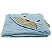 Pippi Baby Boys Hooded Towel W.Catface Scarf, Light Blue, One Size (Manufacturer Size:83*83 cm)