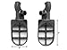 Motocross Dirt Bike Rider MX Racing Passenger Footrests Foot Pegs Motor Foot Rests 2PCS Fit For 2000-2001 Honda CR250R