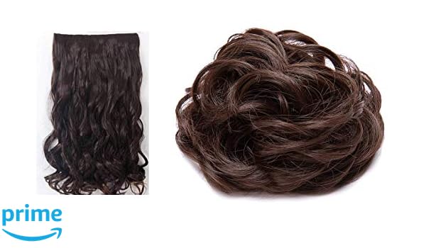 Fully Curly Hair Extension For Girls With Artificial Juda Hair