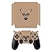 Produktbild Disagu SF-sdi-5547_788 Design Folie für Sony PS 4 Pro mit Controller - Motiv Hirsch geometrisch braub transparent