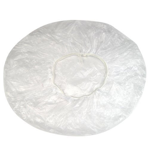 SWT 10X Transparent Disposable Polythene Hair Bath Shower Caps