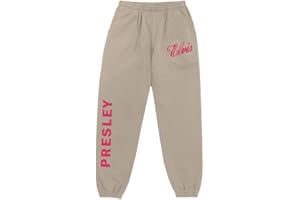 ELVIS PRESLEY Official Merch Red/Tan Logo Sweatpants Pantalon de survêtement Mixte