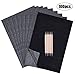Produktbild Yeelan 100 Blätter Carbon Transferpapier Graphit Nachverfolgung Kopierpapiere mit Präge Stylus Pen 5 stücke für Holz/Papier/Segeltuch/Keramik(A4:21 X 30 cm / 9 x 13",schwarz)