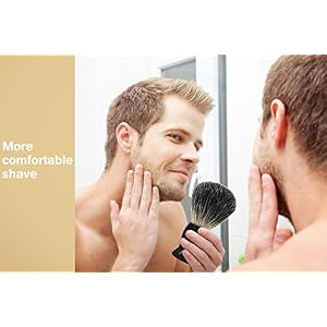Aodoor Badger Shaving Brush, Hair Shaving Brush for Men Shave Barber Hair Salon Tool - Image 9