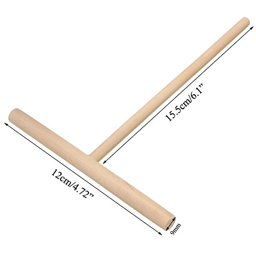 Crepes Verteiler Holzstab Holzwaren für Pfannkuchen - 4