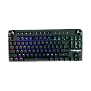 Cosmic Byte CB-GK-14 Sirius Bluetooth & Wired Mechanical Keyboard with Per Key RGB, Outemu Blue Switches (Black)