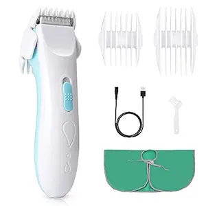 Baby Hair Clippers, Quiet & Professional Hair Trimmer for Kids and Children, Waterproof Rechargeable Cordless Haircut Kit for Toddler