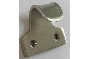 FRELAN JEDO Satin Nickel Sash Window Lift 50mm - Comes Complete with Screws