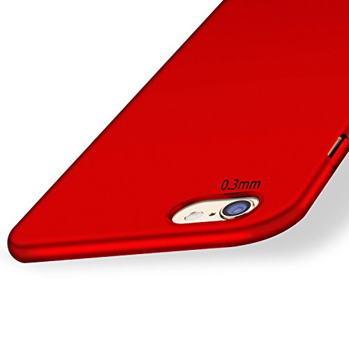 iPhone 6S Case, TORRAS Ultra-Thin Case with [Tempered Glass Screen Protector], Simple Stylish Fully Protective Matt Cover for Apple iPhone 6/ iPhone 6S 4.7