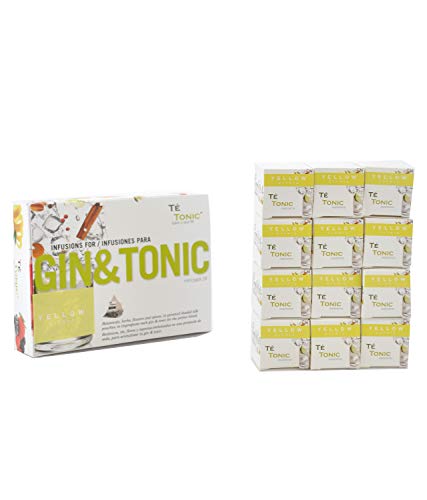 Te Tonic Experience amante de GIN Pack 24 infusiones - aroma Citrus amarillo