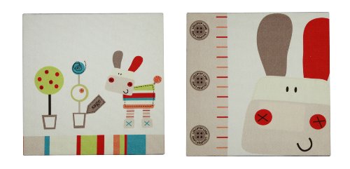 Lollipop Lane Herbs Garden Canvas Print (Set Of Two)