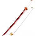 Trunkin Adult Katana For Cosplay Life Size Replica Wooden Toy Anime Accessory Toy Collectible | Wooden Sword (Kyoujuro Rengoku Nichirin)