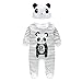 Koly Newborn Baby Clothing Sets Animal Rompers With Hat Long Sleeve Jumpsuits
