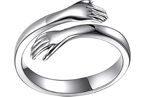hug ring silver