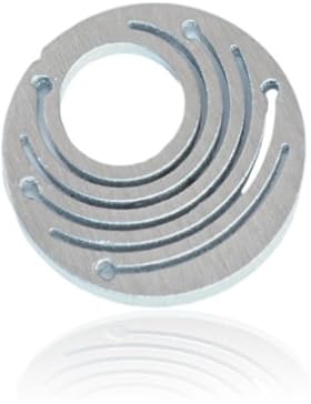 Edelstahl Runder Einzelohrring,