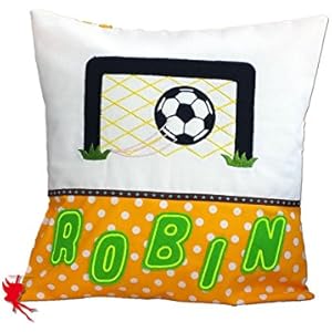 Toooooor Kuschelkissen mit Namen Fußball Fußballkissen