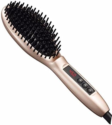 KDLD Hair Straightener ® Straightening Brush Hair Straighteners Digital LCD Anti Frizz Hair Styler Instant Heat Up Variable Temperature Control Straight Straight Hair Comb Straight Roll Dual Perm